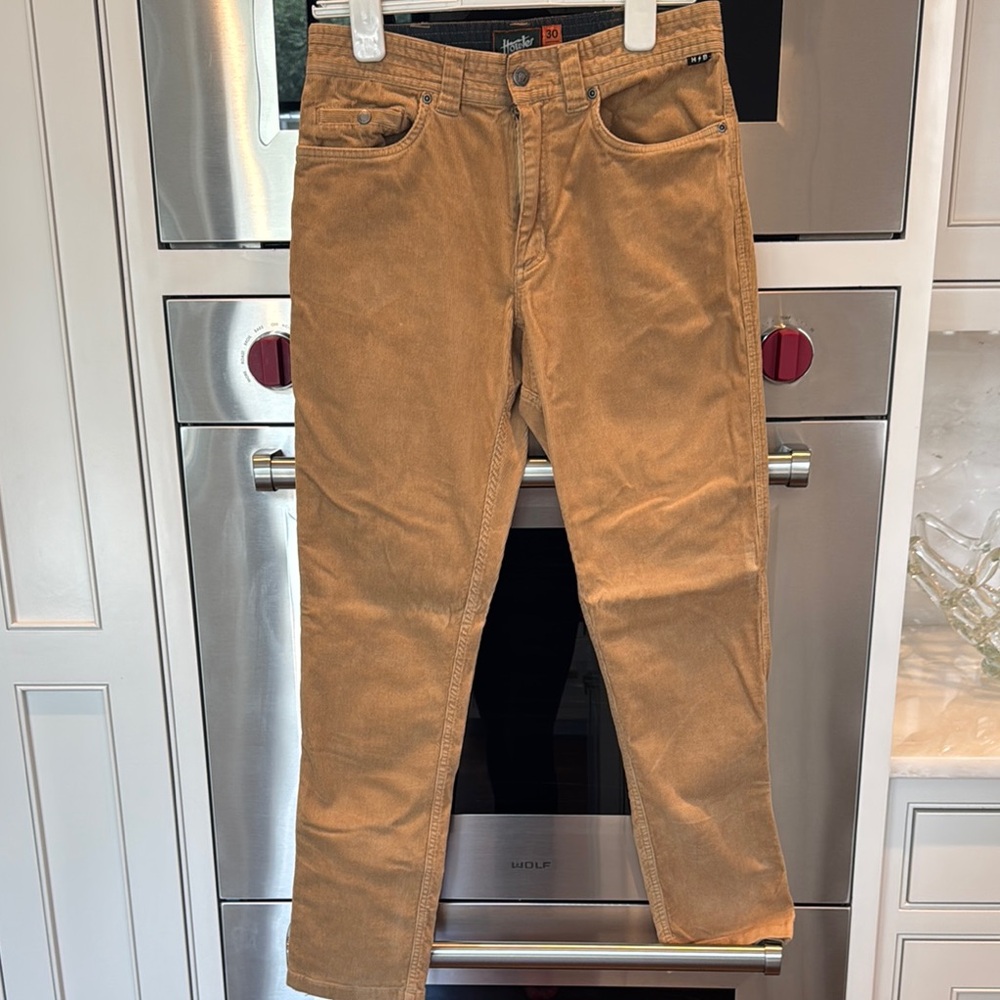 Howler Brothers Tan Corduroy Pants Straight Leg